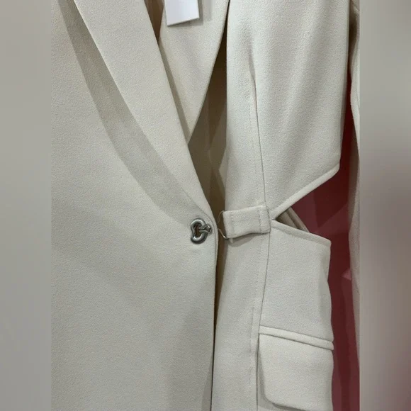 Jonathan Simkhai Jada Cut-Out Mini Blazer Dress- Sz 4 - Picture 8 of 15